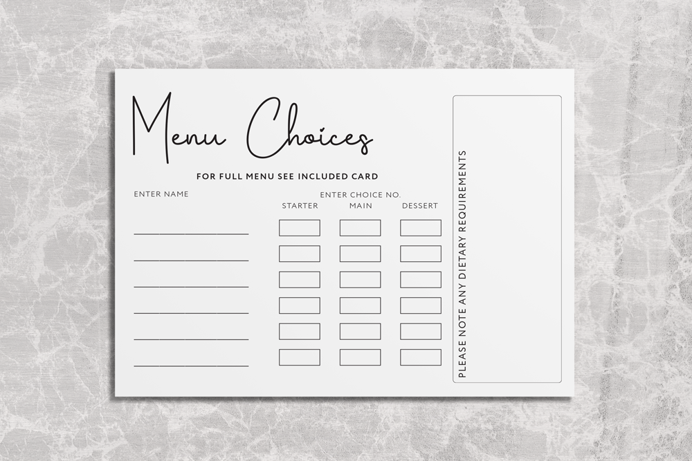 RSVP Card Deluxe