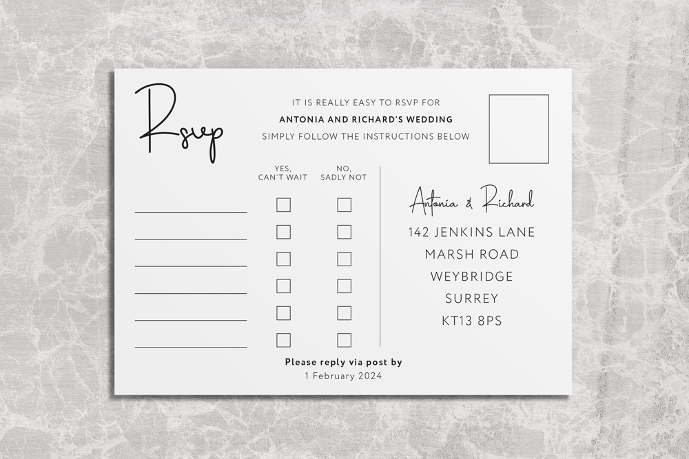 RSVP Card Deluxe