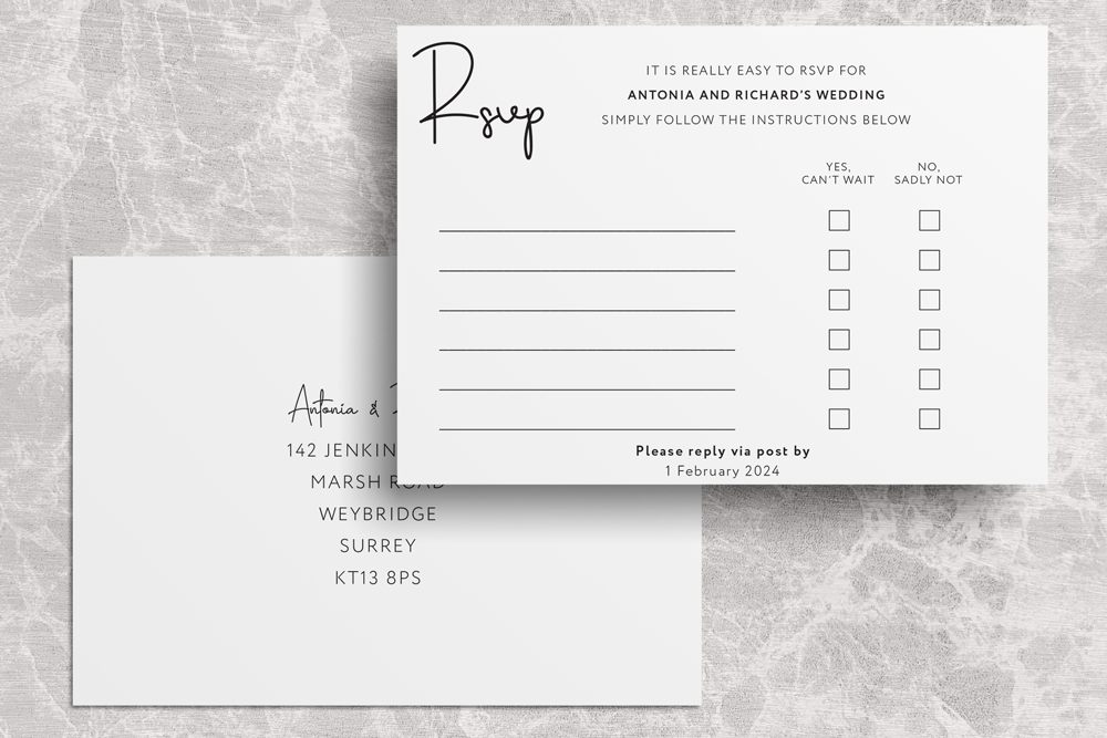 RSVP Card