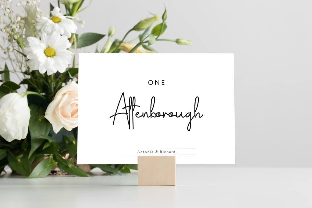 Table Name & Number Sign