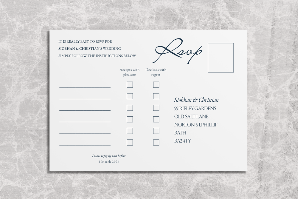 RSVP Card Deluxe