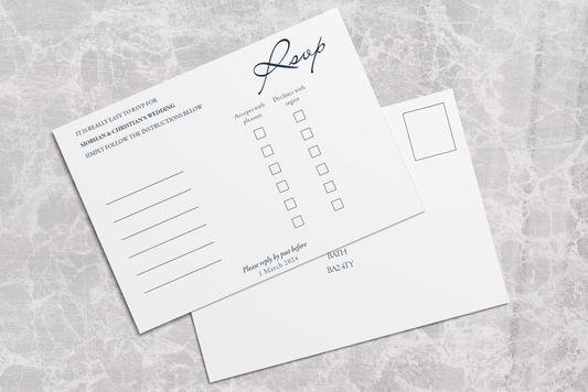 RSVP Card