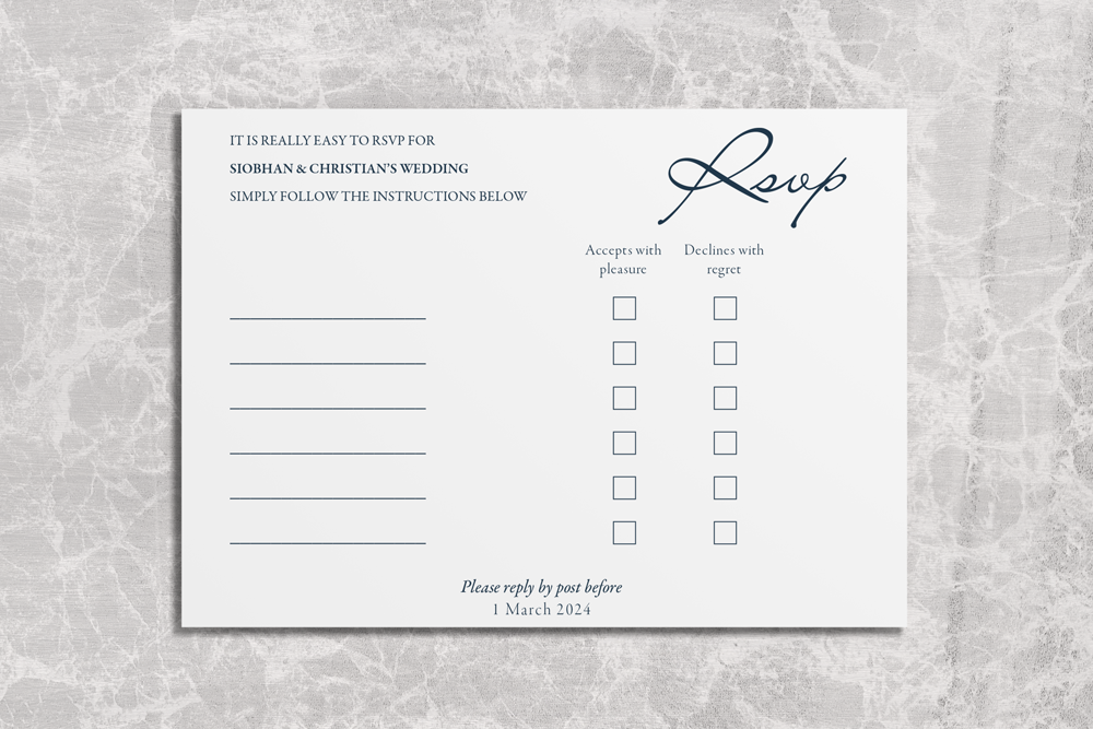 RSVP Card