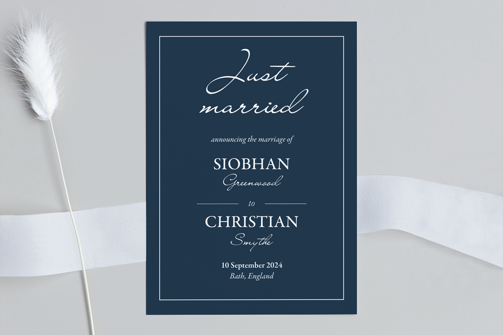 Wedding Announcement Card