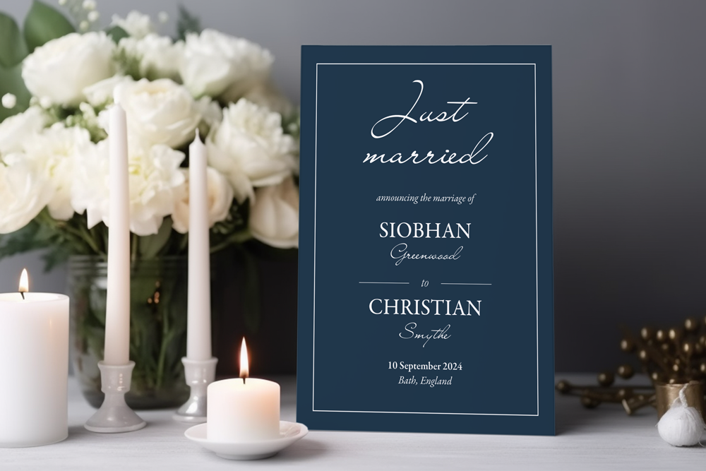 Wedding Announcement Card