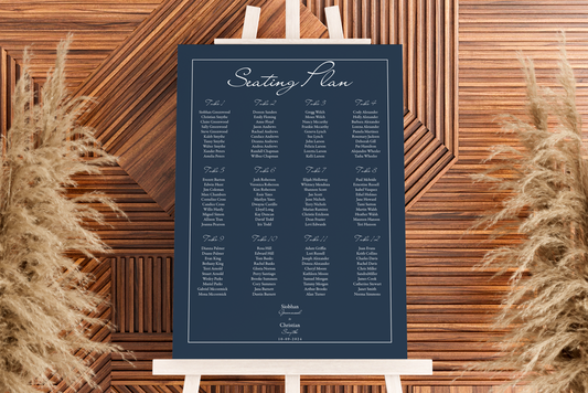 Seating Plan Sign