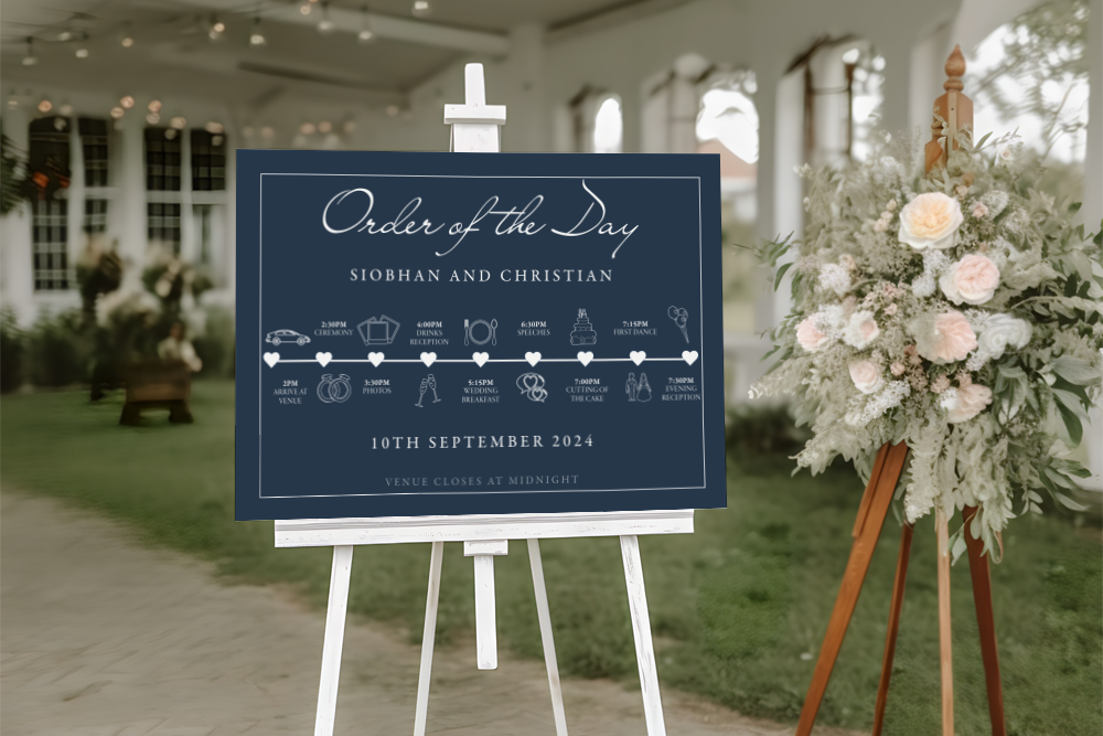 Order of the Day Sign