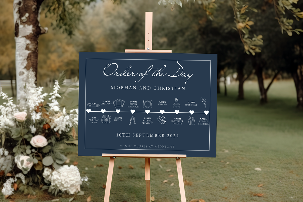 Order of the Day Sign