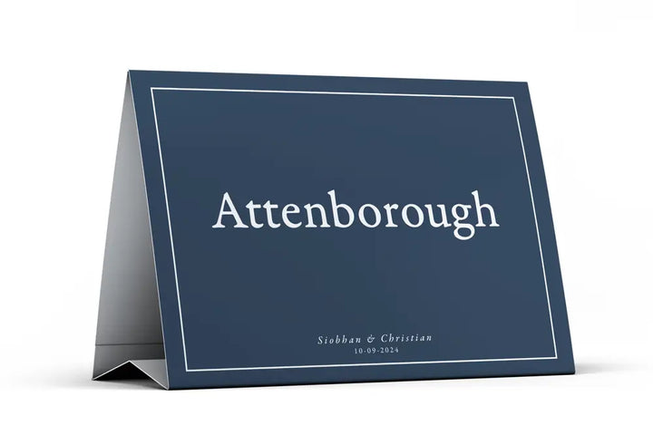 Table Name Sign Something Blue