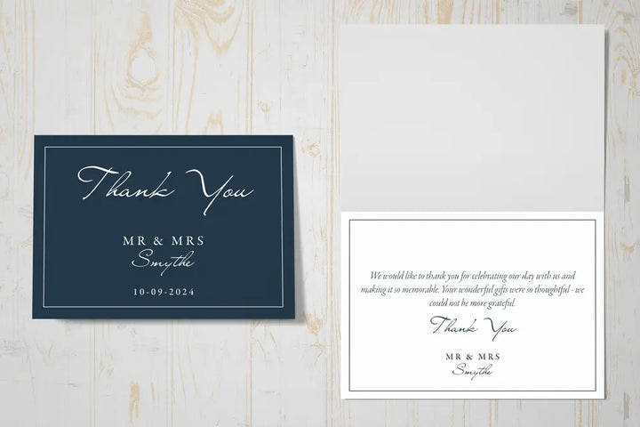 Thank You Card Something Blue