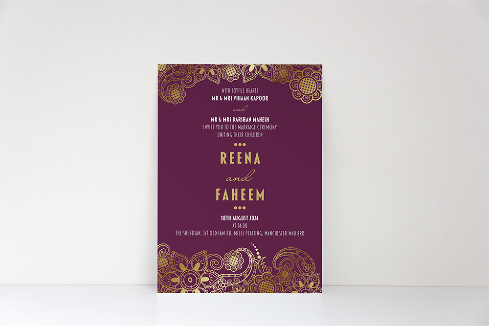 Wedding Invitation Card