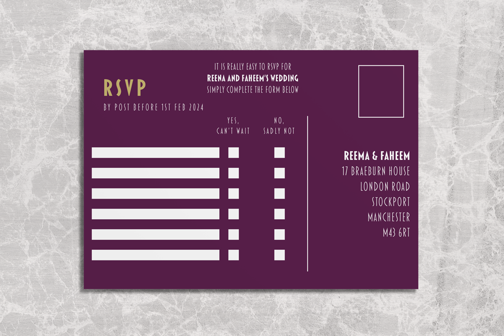 RSVP Card Deluxe