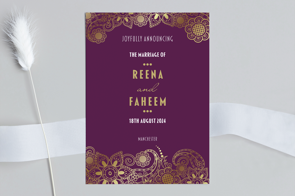 Wedding Announcement Card