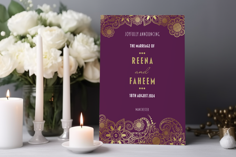 Wedding Announcement Card