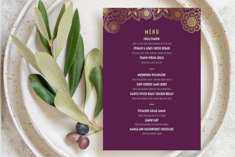 Set Menu