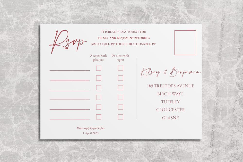 RSVP Card Deluxe