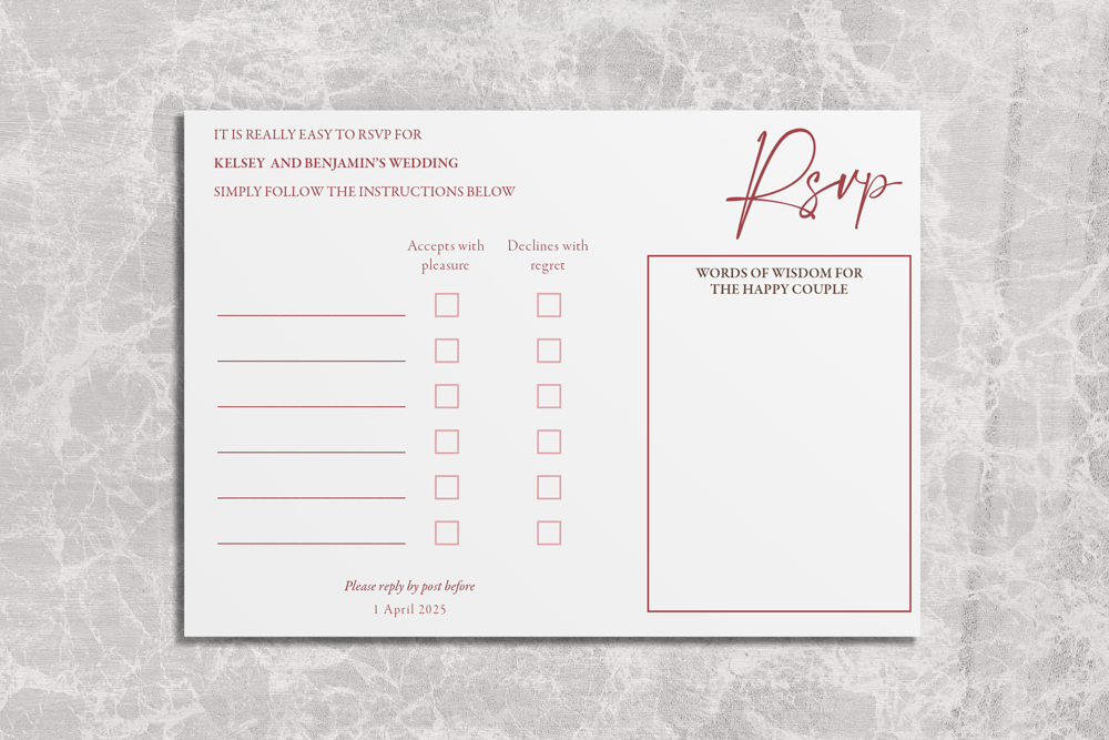 RSVP Card