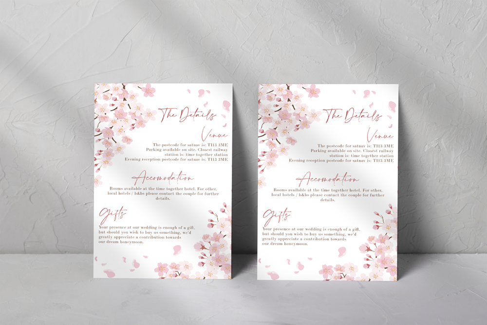 Guest Information Card