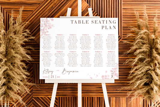 Seating Plan Sign
