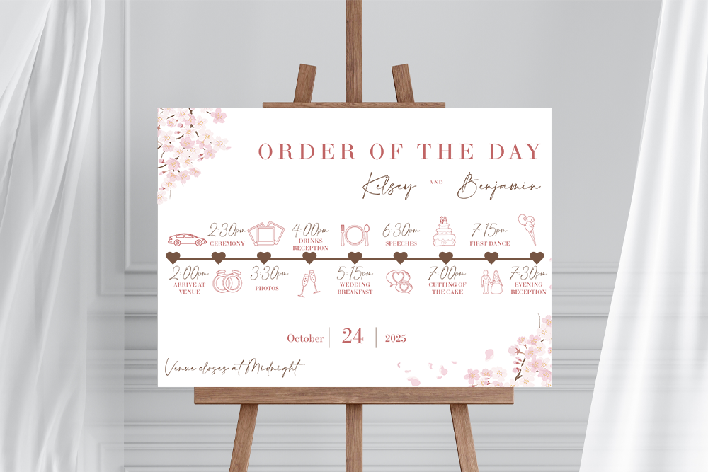 Order of the Day Sign