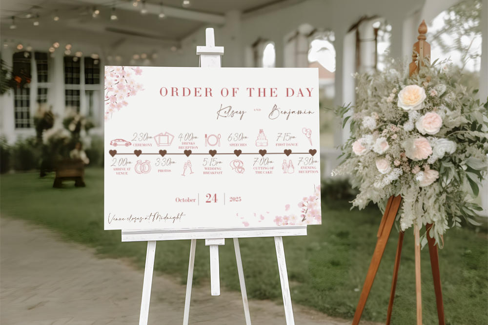 Order of the Day Sign
