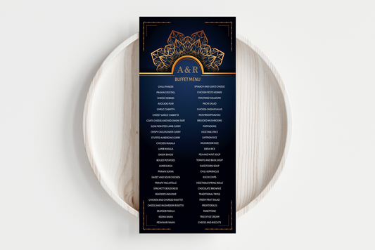 Buffet Menu