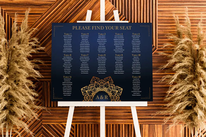 Seating Plan Sign Chalka