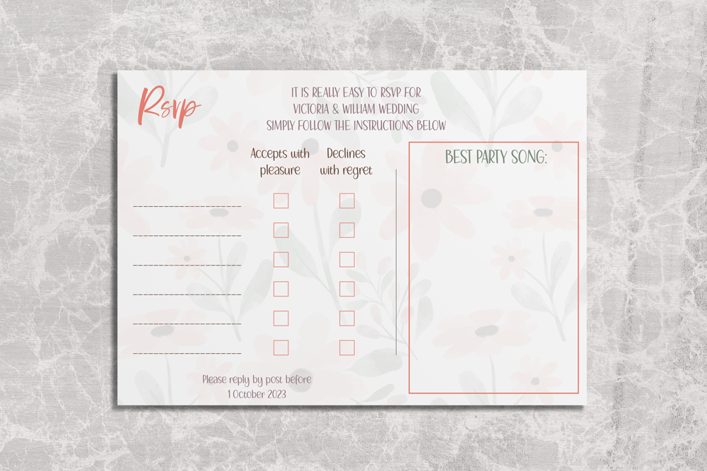 RSVP Card