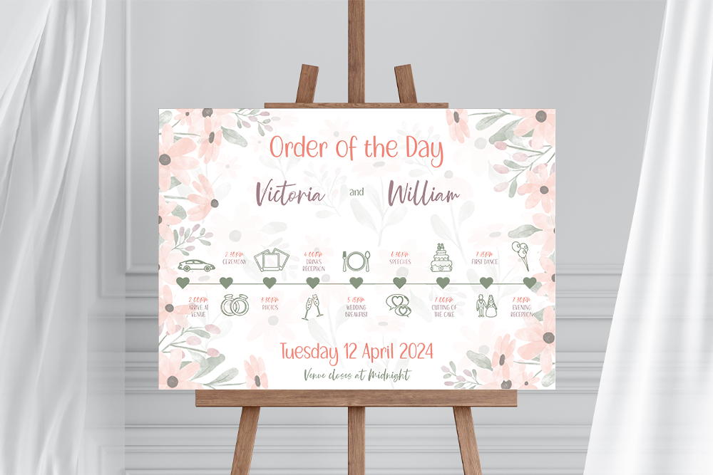 Order of the Day Sign