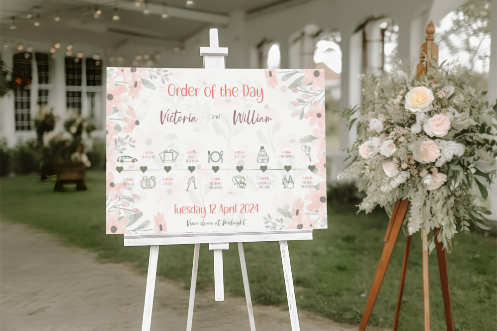 Order of the Day Sign