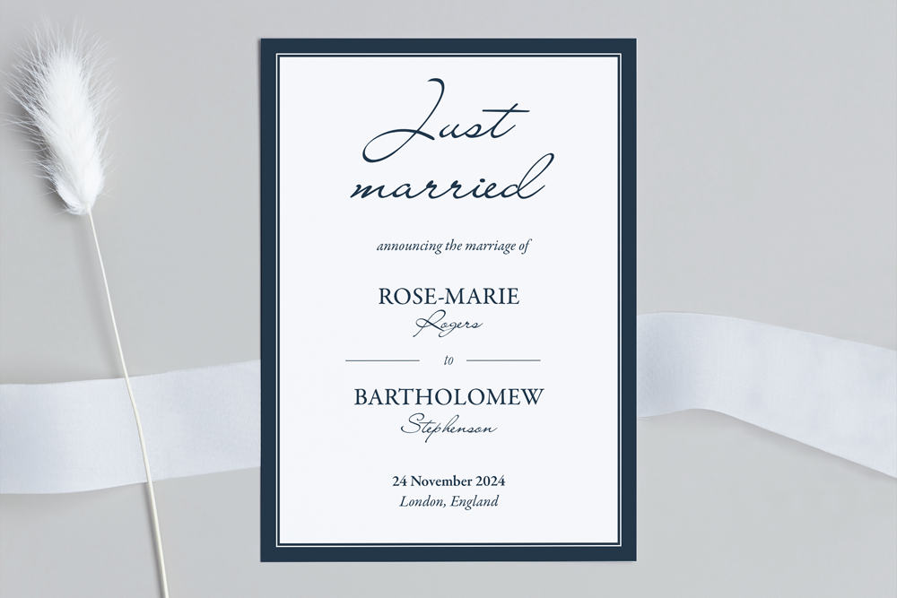 Wedding Announcement Card