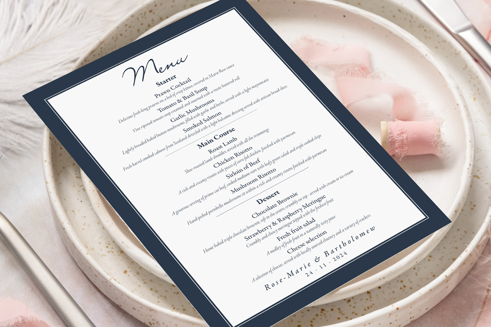 Set Menu