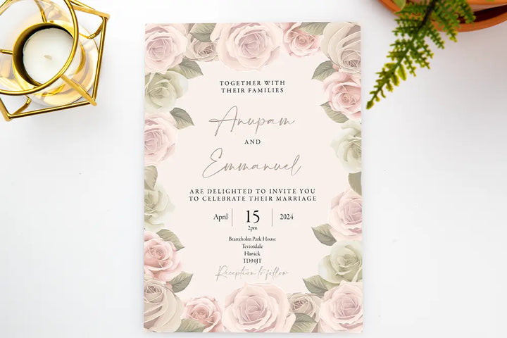 Wedding Invitation Card Exquisite