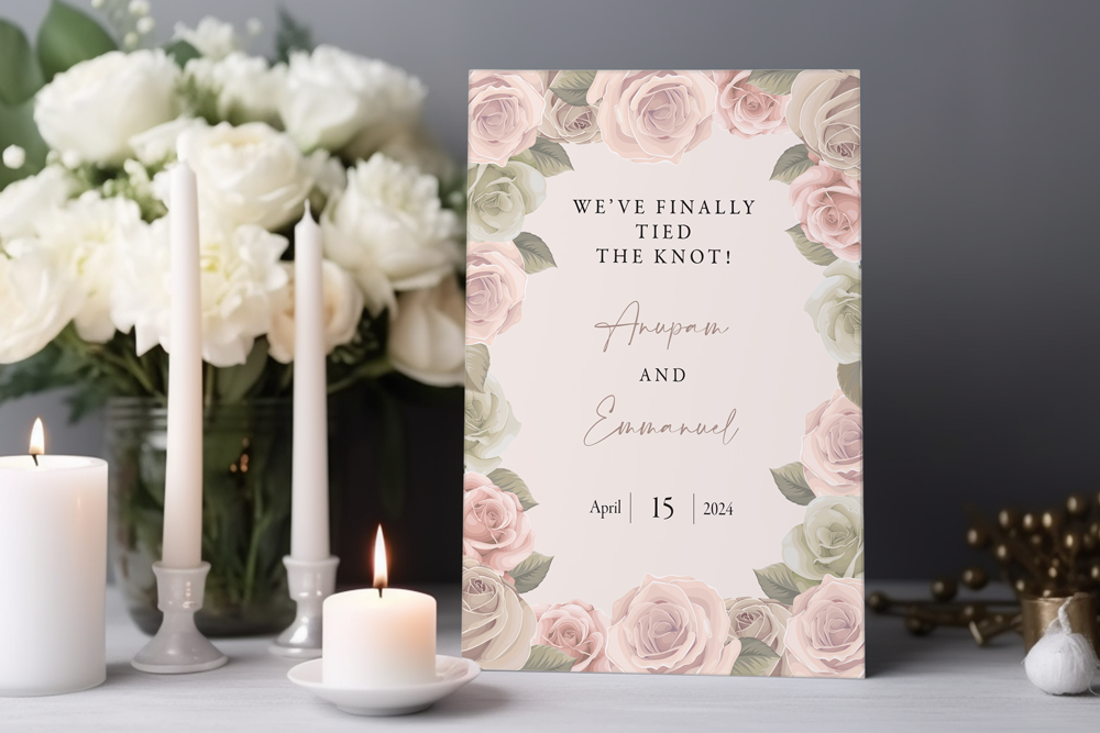 Wedding Announcement Card