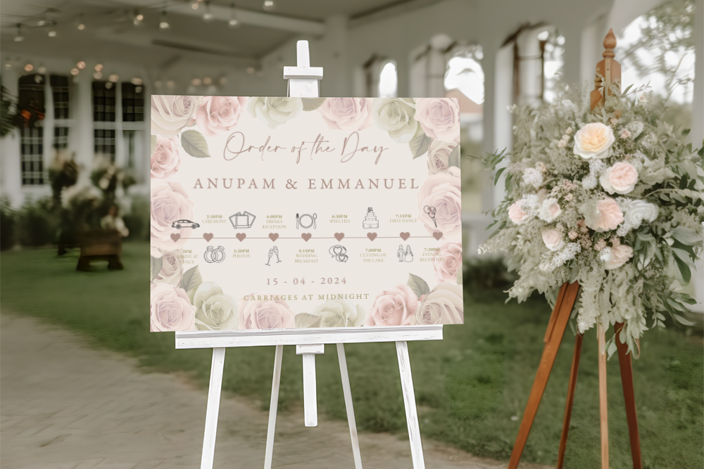 Order of the Day Sign