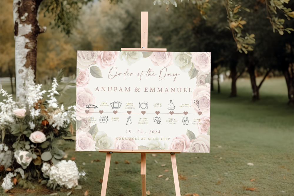 Order of the Day Sign