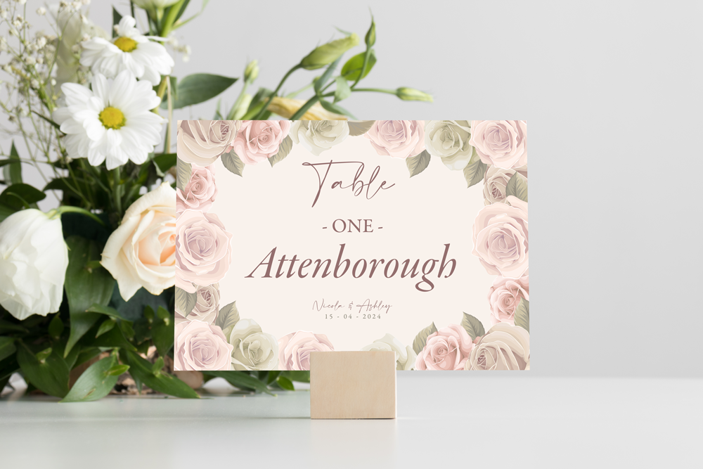 Table Name & Number Sign