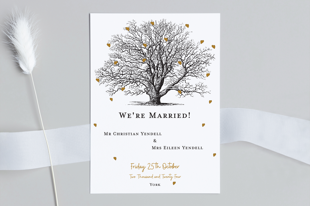 Wedding Announcement Card