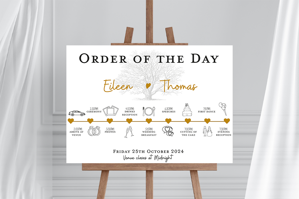 Order of the Day Sign