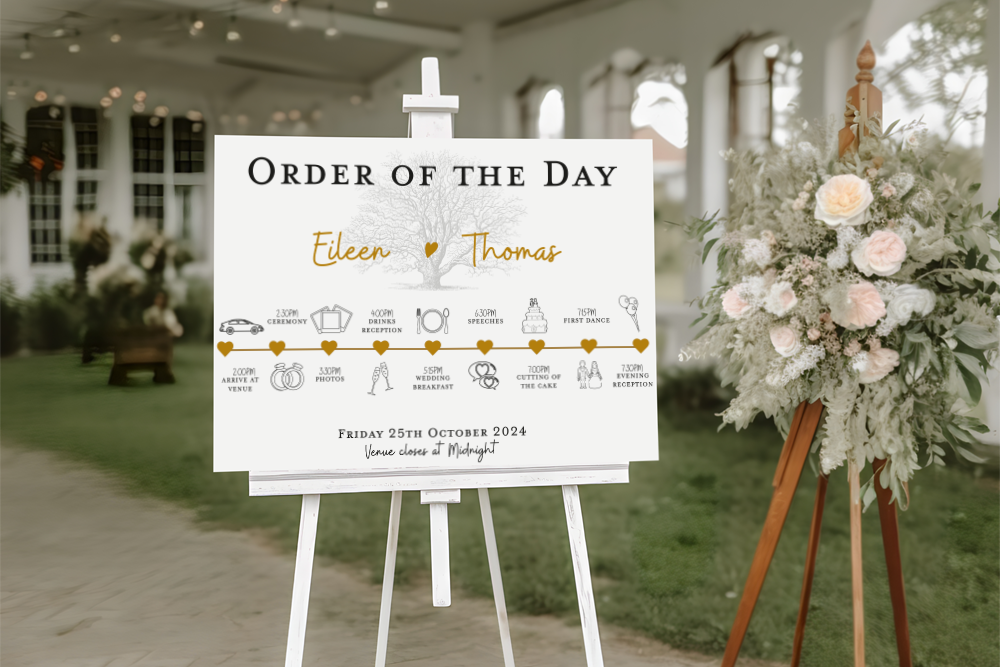 Order of the Day Sign