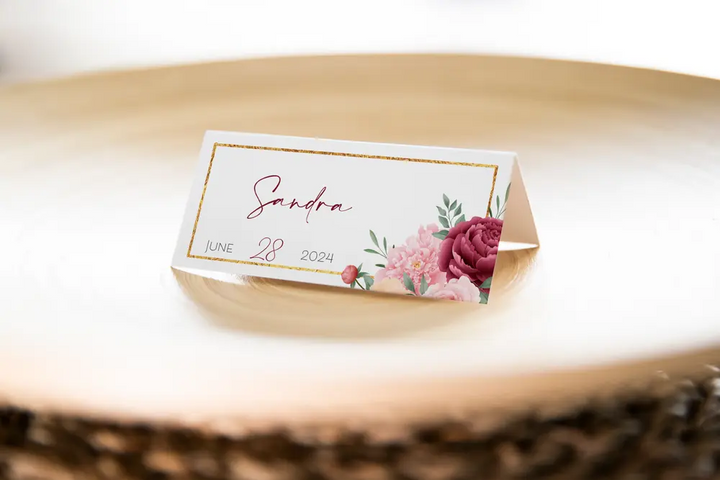 Place cards Floral