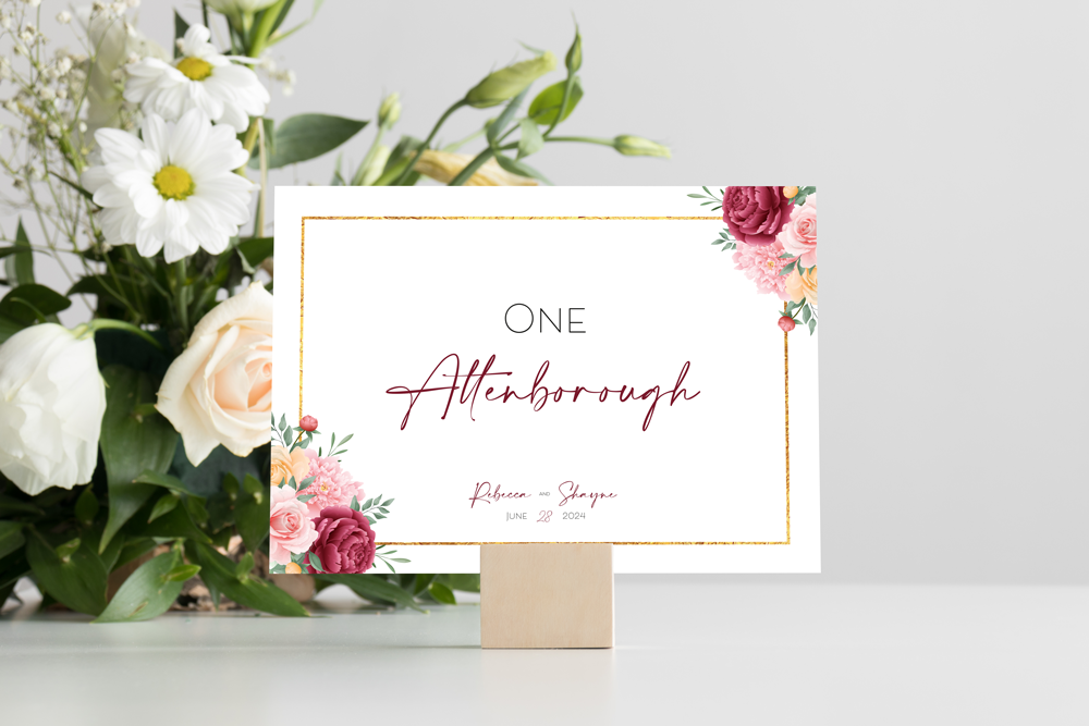 Table Name & Number Sign