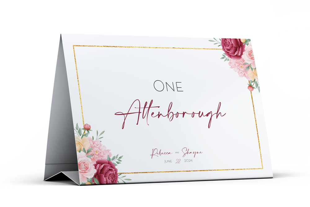 Table Name & Number Sign