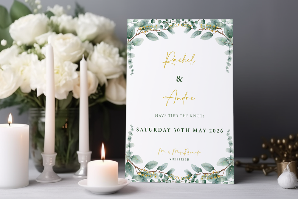 Wedding Announcement Card