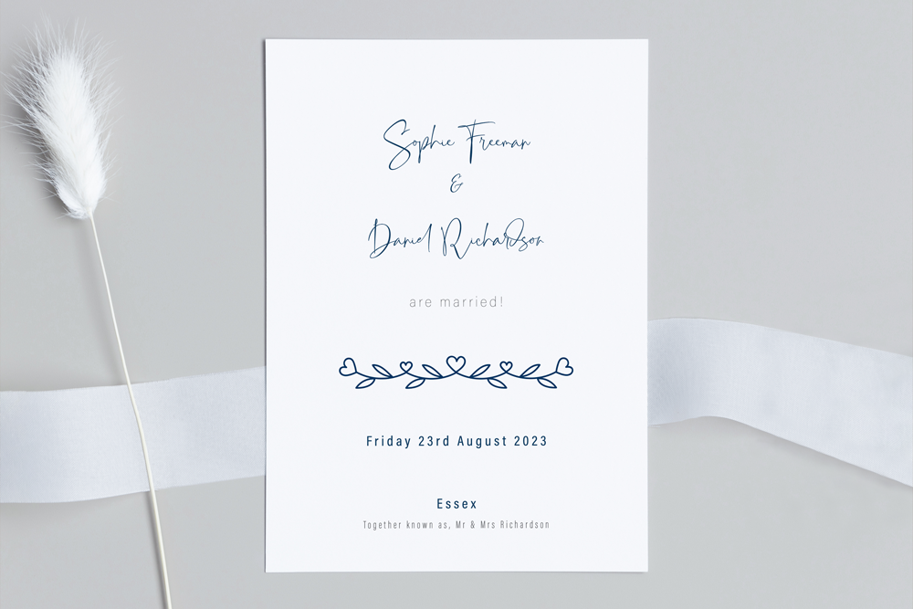 Wedding Announcement Card