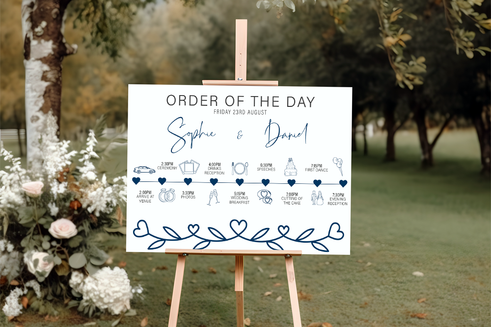 Order of the Day Sign