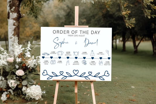 Order of the Day Sign