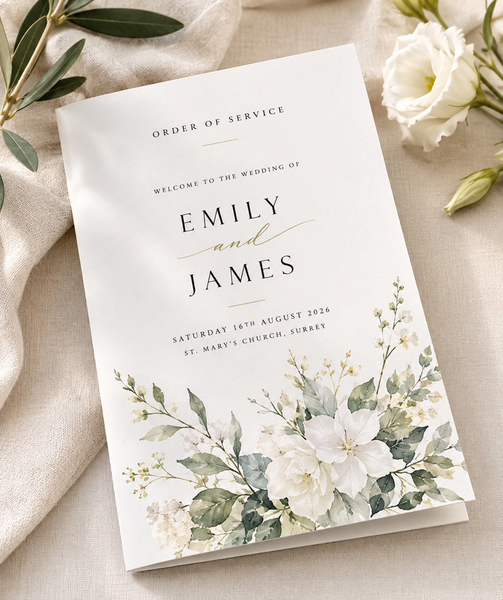 Order of Service Printing