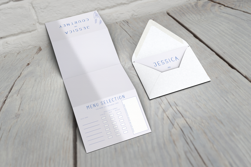 Accordion Wedding Invitation Deluxe