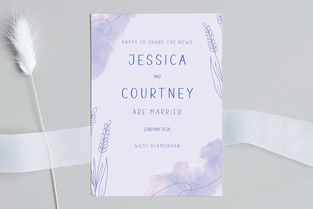 Wedding Announcement Card